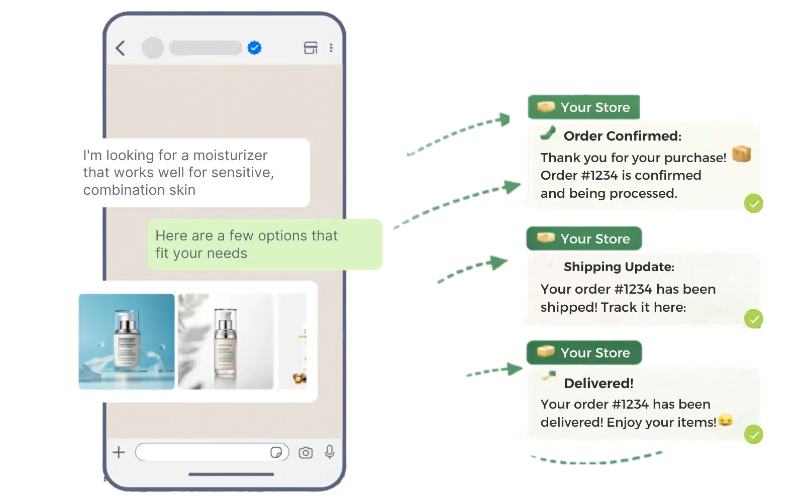 Guided selling chatbot preview